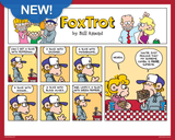 Supreme Combo signed FoxTrot comic strip print by Bill Amend  - only available at The FoxTrot Store