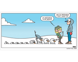 Elf-Expression comic magnet by Bill Amend