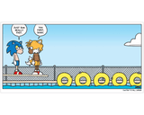 Sonic Splash FoxTrot comic magnet by Bill Amend 