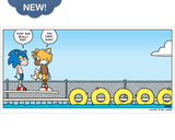 Sonic Splash FoxTrot comic magnet by Bill Amend 