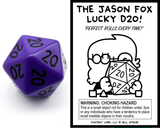 All 20s - 'Jason Fox Lucky D20' - Purple D20 | The FoxTrot Store by Bill Amend