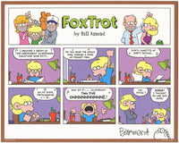 FoxTrot comic strip merch by Bill Amend - Signed Print: Les Physz | Science, Physics, Les Miserables, Musicals, Homework, Jason, Andy, Comics