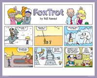 "Stat Wars" signed FoxTrot comic strip by Bill Amend - "Stat Wars" published January 18, 2009 - Han Solo: Welcome to Hoth. C3PO / R2D2: Welcome to Tatooine. Wampa Snow Monster: Welcome back to Hoth. Luke Skywalker: Welcome back to Tatooine. Luke Skywalker: Welcome back to Hoth again. Peter: Apparently Paige and Mom had a major thermostat war last night. Jason Fox: That would explain my dreams.