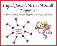 V-Day Magnet Set - 'Cupid Jason's Arrow Assault'